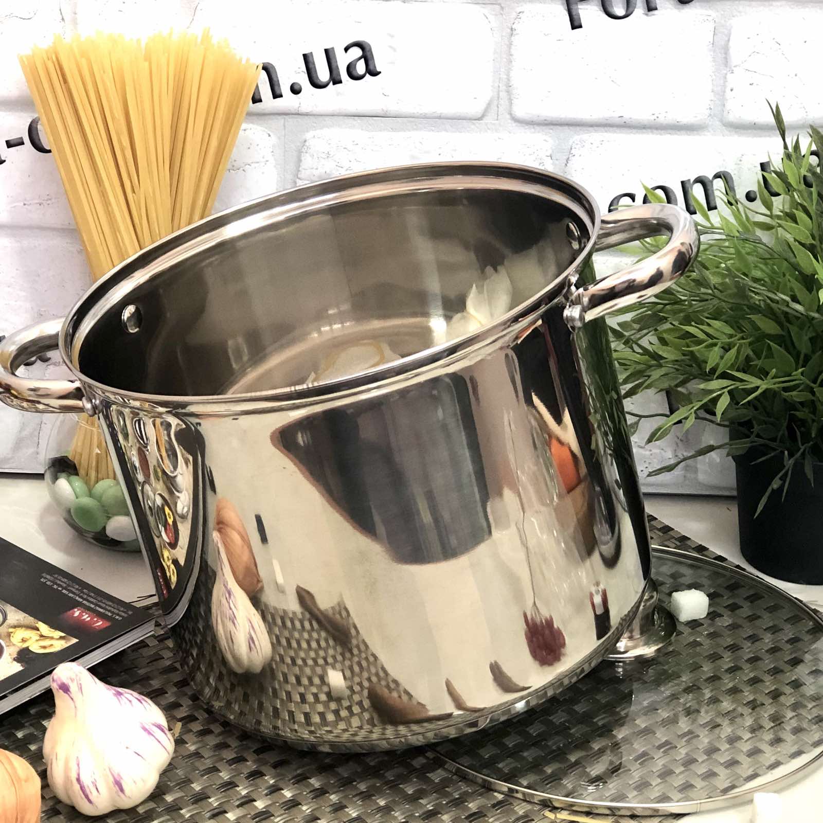 Кастрюля из нержавеющей стали A-Plus - 1393 - 15.5 л ✅ базовая цена $26.36 ✔ Опт ✔ Скидки ✔ Заходите! - Интернет-магазин ✅ Фортуна-опт ✅