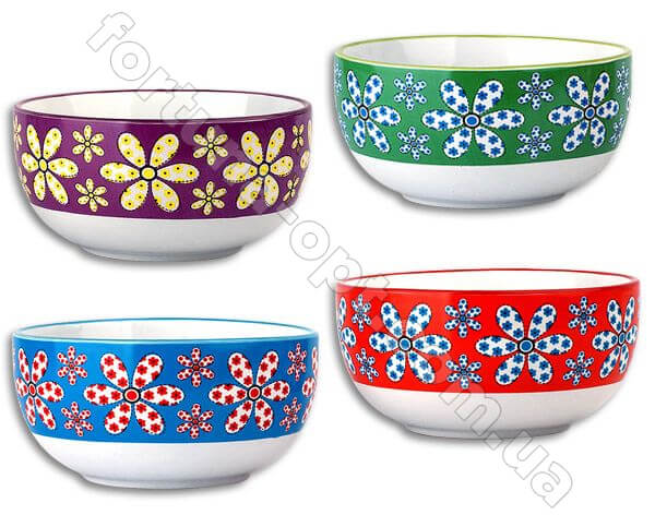 Пиала керамическая 140 мм Elina EL-4164 ➜ Оптом и в розницу ✅ актуальная цена - Интернет магазин ✅ Фортуна ✅