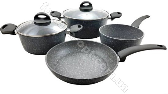 Уникальный набор посуды из нержавеющей стали с мраморным покрытием Edenberg EB - 9189 ✅ базовая цена $48.39 ✔ Опт ✔ Скидки ✔ Заходите! - Интернет-магазин ✅ Фортуна-опт ✅