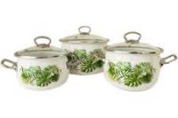 Набор "6926" Монстера 2,5л/3,5л/5,0л сферический стеклянная крышка ✅ базовая цена 1&nbsp;129.54 грн. ✔ Опт ✔ Акции ✔ Заходите! - Интернет-магазин Fortuna-opt.com.ua.