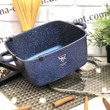 Кастрюля-казан Top Kitchen 6,7л синий (28 см) TК 00056 ✅ базовая цена $21.79 ✔ Опт ✔ Скидки ✔ Заходите! - Интернет-магазин ✅ Фортуна-опт ✅