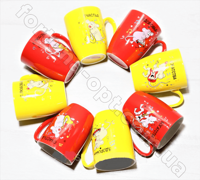 Чашка Мышки Elina EL -2619 340 мл ✅ базовая цена 32.30 грн. ✔ Опт ✔ Акции ✔ Заходите! - Интернет-магазин Fortuna-opt.com.ua.