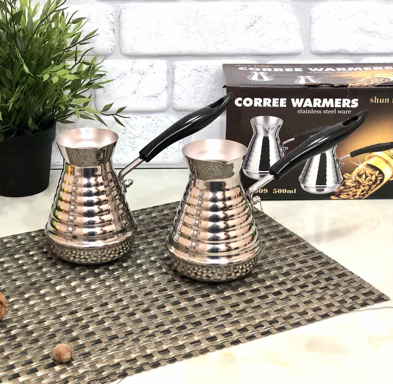 Набор турок 2 шт/наб 650 мл  Вenson 654 ✅ базовая цена $21.10 ✔ Опт ✔ Скидки ✔ Заходите! - Интернет-магазин ✅ Фортуна-опт ✅