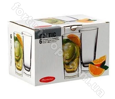 Набор квадратных высоких стаканов Pasabahce Baltic 290 мл 41300 6 шт ✅ базовая цена 194.58 грн. ✔ Опт ✔ Скидки ✔ Заходите! - Интернет-магазин ✅ Фортуна-опт ✅