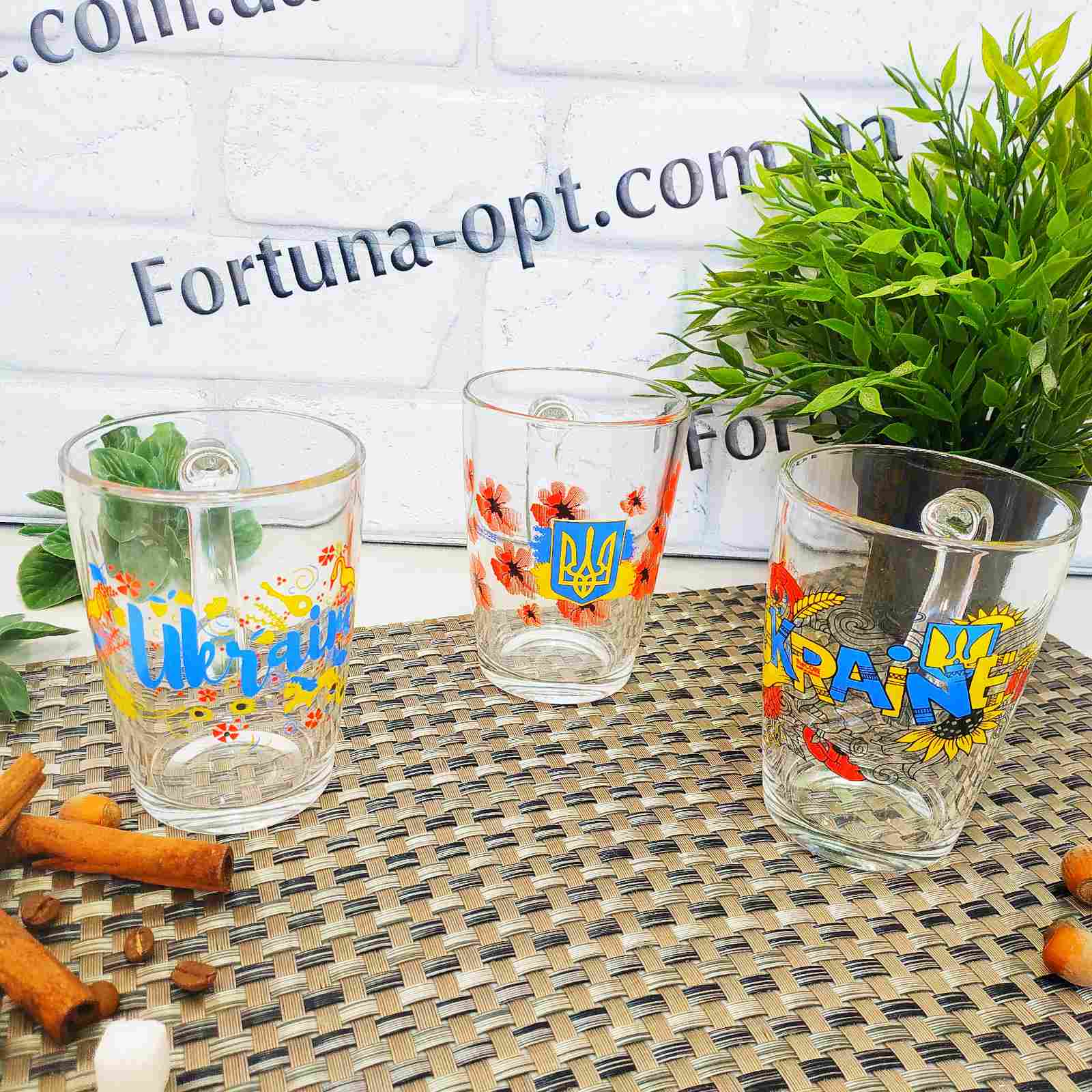 Чашка стекло 300 мл Украина 8143 ✅ базовая цена 55.28 грн. ✔ Опт ✔ Скидки ✔ Заходите! - Интернет-магазин ✅ Фортуна-опт ✅