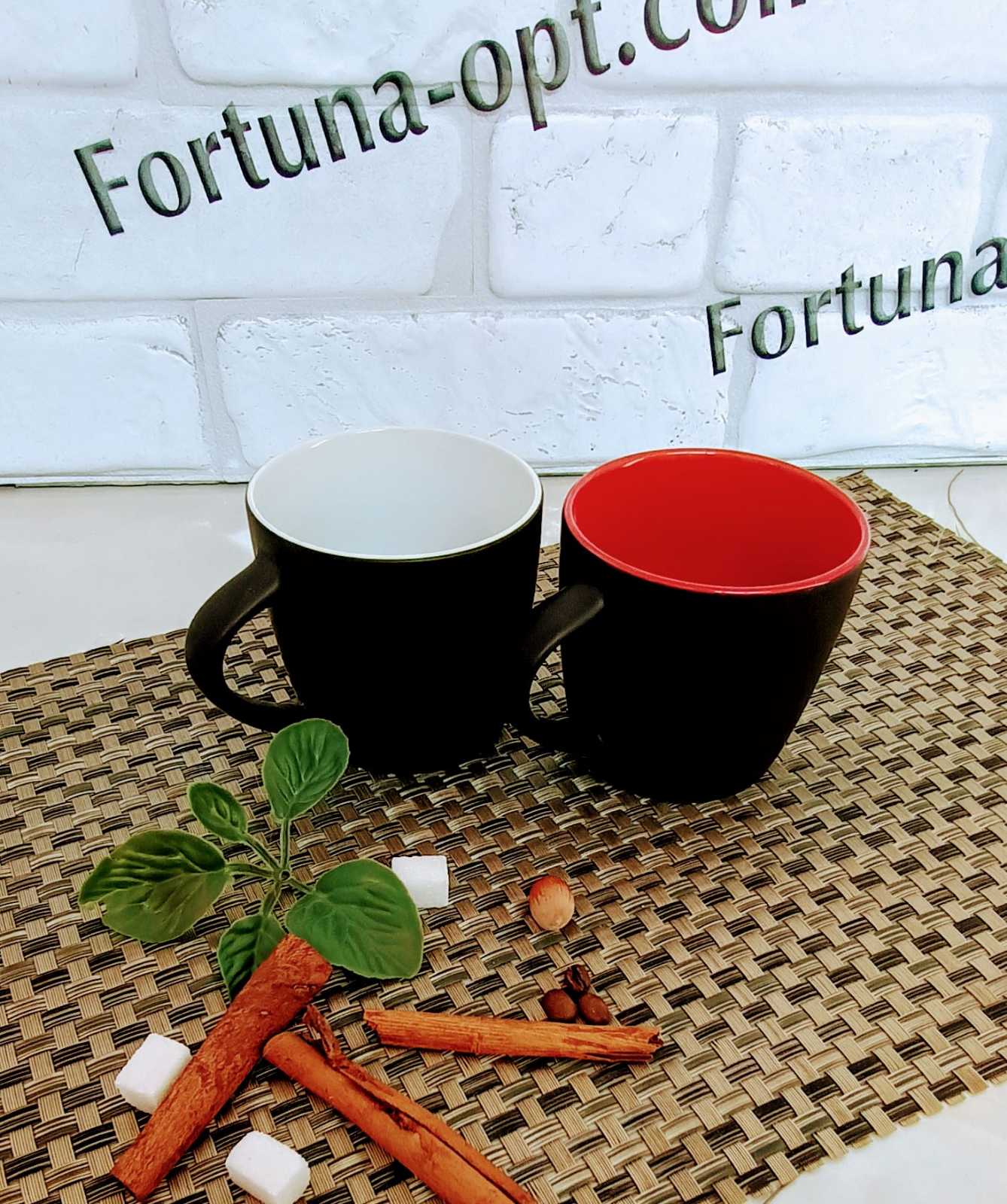 Чашка керамическая 330 мл Черная - 040-01-57 ✅ базовая цена 42.98 грн. ✔ Опт ✔ Скидки ✔ Заходите! - Интернет-магазин ✅ Фортуна-опт ✅