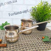 Набор турок из нержавеющей стали (2 шт) A-Plus - 0271 ✅ базовая цена $4.11 ✔ Опт ✔ Акции ✔ Заходите! - Интернет-магазин Fortuna-opt.com.ua.