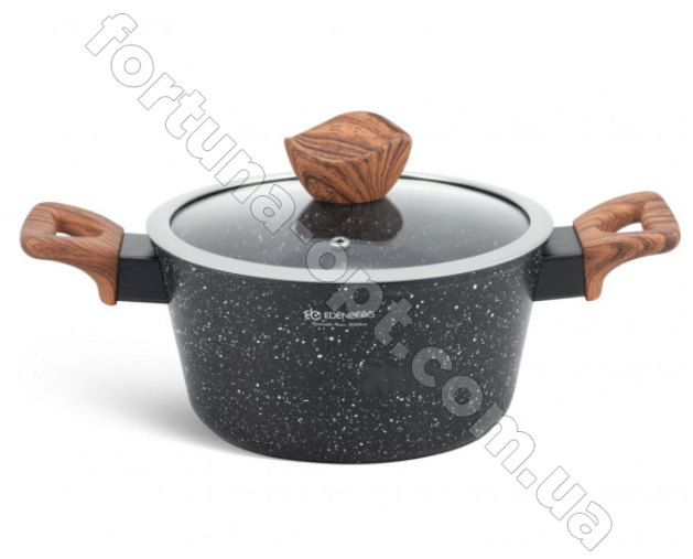 Набор посуды Edenberg EB - 5616 Ebony Maple Line - 15 пр, мраморное покрытие ✅ базовая цена $98.04 ✔ Опт ✔ Скидки ✔ Заходите! - Интернет-магазин ✅ Фортуна-опт ✅