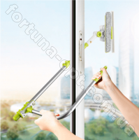 Швабра для окон с телелескопической ручкой TV 000191 ✅ базовая цена $14.88 ✔ Опт ✔ Акции ✔ Заходите! - Интернет-магазин Fortuna-opt.com.ua.