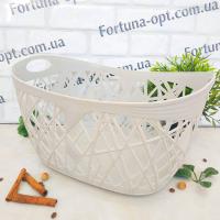 Корзина-плетенка с ручками 38*30,5*19 см - Stenson - 87982 ✅ базовая цена $4.04 ✔ Опт ✔ Акции ✔ Заходите! - Интернет-магазин Fortuna-opt.com.ua.