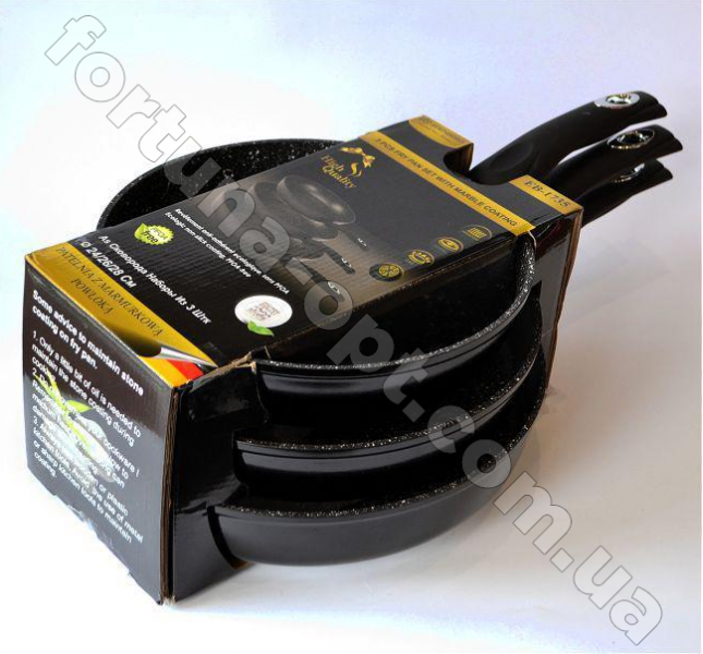 Набор сковородок Edenberg EB - 1735 - 3 пр ✅ базовая цена $31.78 ✔ Опт ✔ Скидки ✔ Заходите! - Интернет-магазин ✅ Фортуна-опт ✅