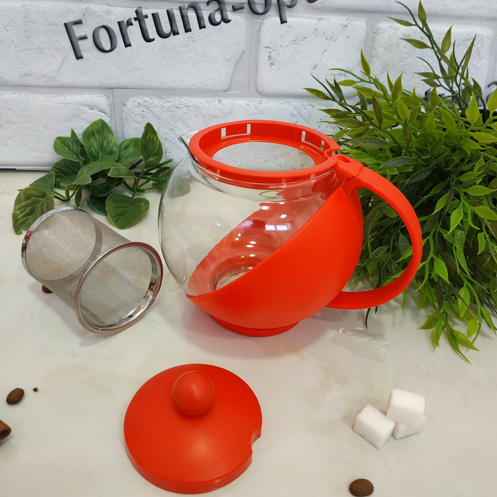 Заварник пластмассовый 750 мл A-Plus - 750 G ✅ базовая цена $2.15 ✔ Опт ✔ Скидки ✔ Заходите! - Интернет-магазин ✅ ;Фортуна-опт ✅