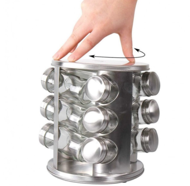 Набор для специй вращающийся Edenberg EB - 4023 -13 предметов ✅ базовая цена $12.28 ✔ Опт ✔ Скидки ✔ Заходите! - Интернет-магазин ✅ Фортуна-опт ✅