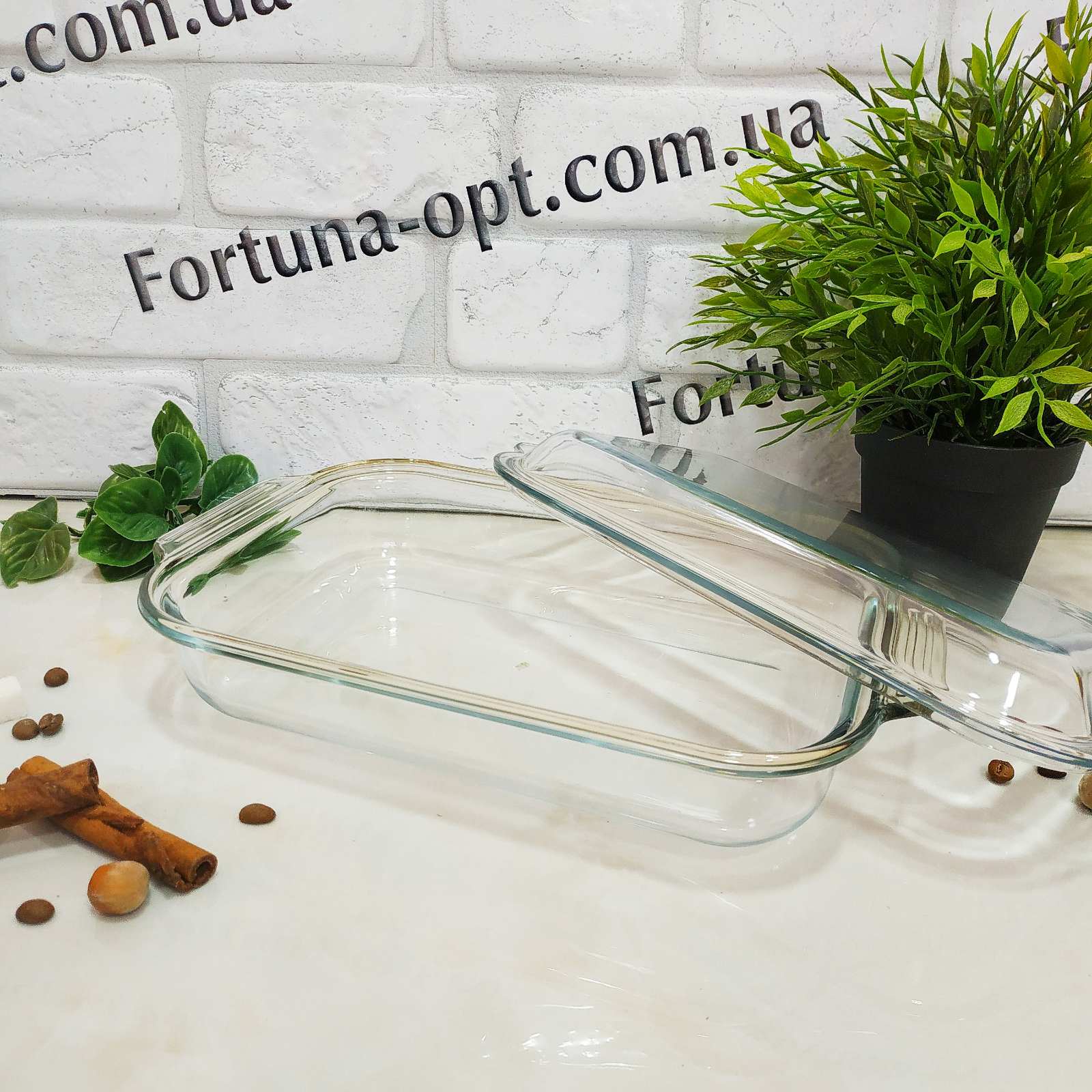 Противень термостекло прямоугольный с крышкой A-Plus - 4010 ✅ базовая цена $6.61 ✔ Опт ✔ Скидки ✔ Заходите! - Интернет-магазин ✅ Фортуна-опт ✅