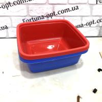 Таз 6 л квадрат  (Х-2) 0066 ✅ базовая цена 31.40 грн. ✔ Опт ✔ Акции ✔ Заходите! - Интернет-магазин Fortuna-opt.com.ua.