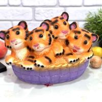 Копилка Тигры в корзине 1940 ➜ Оптом и в розницу ✅ актуальная цена - Интернет магазин ✅ Фортуна ✅