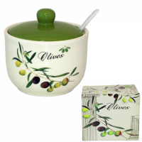 Сахарница керам 450 мл  Оливки  2242-8 ✅ базовая цена 79.11 грн. ✔ Опт ✔ Акции ✔ Заходите! - Интернет-магазин Fortuna-opt.com.ua.
