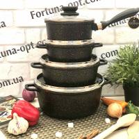 Набор посуды Edenberg EB - 9180, мраморное покрытие ✅ базовая цена $58.12 ✔ Опт ✔ Акции ✔ Заходите! - Интернет-магазин Fortuna-opt.com.ua.