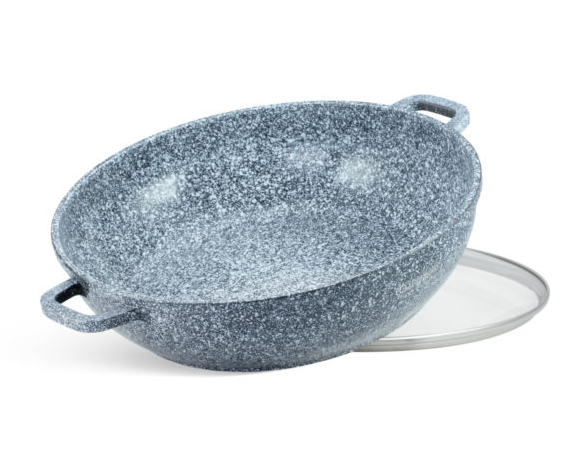 Казан - сотейник с мраморной крошкой Edenberg EB - 8042 - 5,5 л - 32 см ✅ базовая цена $26.86 ✔ Опт ✔ Скидки ✔ Заходите! - Интернет-магазин ✅ Фортуна-опт ✅