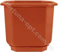 Горшок цветочный Дама 20*20*17 см - 0333 ✅ базовая цена 31.38 грн. ✔ Опт ✔ Акции ✔ Заходите! - Интернет-магазин Fortuna-opt.com.ua.