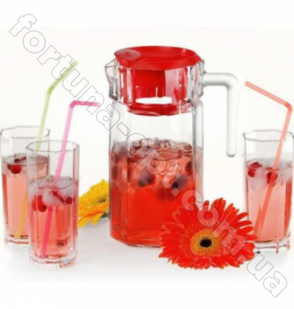 Кувшин с 6 стаканами Pasabahce Кошем 97415 ✅ базовая цена 230.06 грн. ✔ Опт ✔ Скидки ✔ Заходите! - Интернет-магазин ✅ Фортуна-опт ✅
