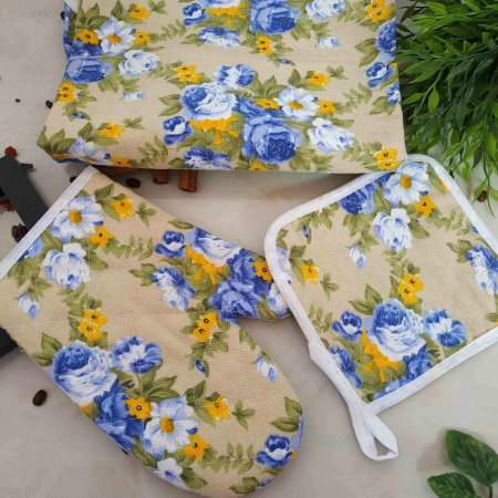 Набор кухонный фартук, рукавица 0303 ✅ базовая цена $2.20 ✔ Опт ✔ Скидки ✔ Заходите! - Интернет-магазин ✅ Фортуна-опт ✅