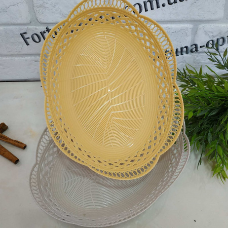 Сухарница овал 27*20*9 см 010 (Ст) ✅ базовая цена 187.91 грн. ✔ Опт ✔ Скидки ✔ Заходите! - Интернет-магазин ✅ Фортуна-опт ✅ 