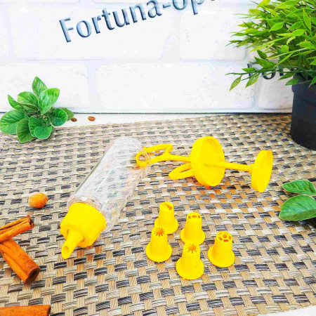 Шприц кондитерский с насадками Gondol 04841 ✅ базовая цена 58.74 грн. ✔ Опт ✔ Скидки ✔ Заходите! - Интернет-магазин ✅ Фортуна-опт ✅