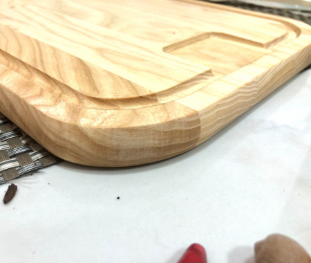 Доска разделочная Ясень 25*45см с ручкой  2545пср ✅ базовая цена 270.66 грн. ✔ Опт ✔ Скидки ✔ Заходите! - Интернет-магазин ✅ Фортуна-опт ✅