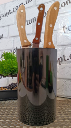 Подставка для ножей Glossy 18х17см R22118 ✅ базовая цена $7.38 ✔ Опт ✔ Скидки ✔ Заходите! - Интернет-магазин ✅ Фортуна-опт ✅