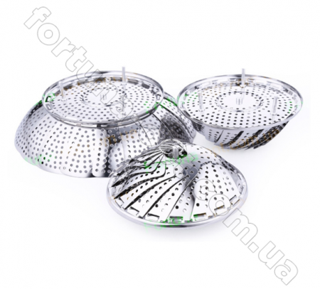 Пароварка лепесток из нержавеющей стали A-Plus 18 см - 1067 ✅ базовая цена 101.79 грн. ✔ Опт ✔ Скидки ✔ Заходите! - Интернет-магазин ✅ Фортуна-опт ✅