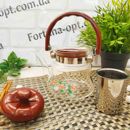 Заварочный чайник с ситом 1 л A-Plus - 1040 ✅ базовая цена $5.10 ✔ Опт ✔ Скидки ✔ Заходите! - Интернет-магазин ✅ Фортуна-опт ✅