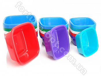 Таз 13л квадратный (Х-2) 0067 ✅ базовая цена 60.27 грн. ✔ Опт ✔ Акции ✔ Заходите! - Интернет-магазин Fortuna-opt.com.ua.