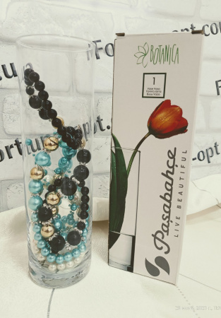 Ваза Ботаника h-26.5 см d-8 см 43767 ✅ базовая цена 143.51 грн. ✔ Опт ✔ Скидки ✔ Заходите! - Интернет-магазин ✅ Фортуна-опт ✅