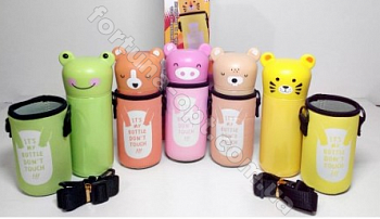 Термос детский в чехле с ремешком A-plus - 1791 - 200 мл ➜ базовая цена $4.62 ✅ -Интернет-магазин ✅ Фортуна ✅