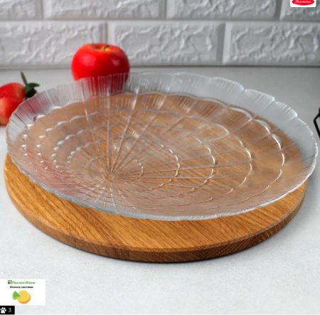 Блюдо круглое большое Атлантис 320 мм -  10239 ✅ базовая цена 37.50 грн. ✔ Опт ✔ Скидки ✔ Заходите! - Интернет-магазин ✅ Фортуна-опт ✅