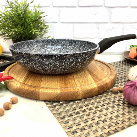 Сковорода вок мраморная Edenberg EB - 3318 - 26 см ✅ базовая цена $14.66 ✔ Опт ✔ Скидки ✔ Заходите! - Интернет-магазин ✅ Фортуна-опт ✅