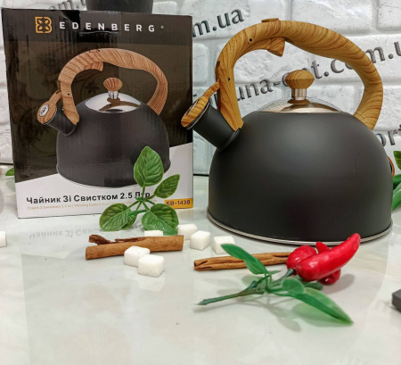Чайник н/ж 2,5л Edenberg 1438 ✅ базовая цена $12.91 ✔ Опт ✔ Скидки ✔ Заходите! - Интернет-магазин ✅ Фортуна-опт ✅