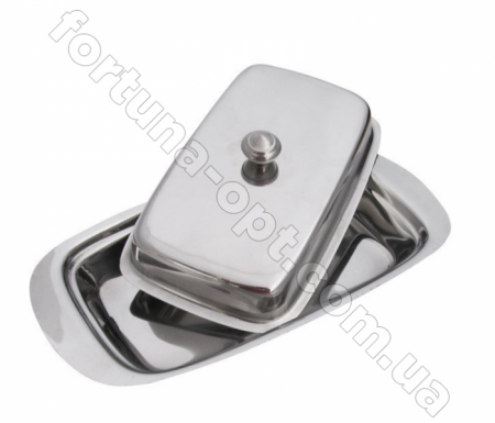 Масленка нержавеющая Empire EM - 0016 ✅ базовая цена $3.47 ✔ Опт ✔ Скидки ✔ Заходите! - Интернет-магазин ✅ Фортуна-опт ✅