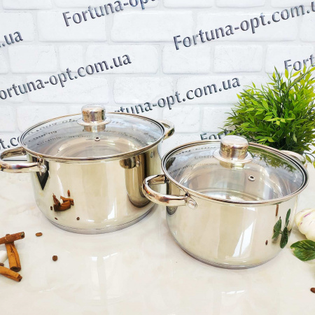 Набор посуды из нержавеющей стали A-Plus 1293➜ Опт и розница ✅ актуальная цена -Интернет магазин ✅ Фортуна ✅