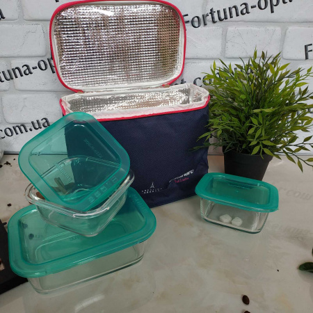 Набор судочков стекло Люминарк 3шт 3001 ✅ базовая цена 426.24 грн. ✔ Опт ✔ Скидки ✔ Заходите! - Интернет-магазин ✅Фортуна-опт ✅