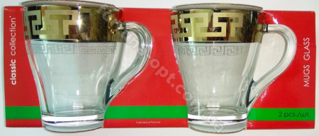 Набор чашек Грация Греческий узор 03-1649  ✅ базовая цена 73.69 грн. ✔ Опт ✔ Скидки ✔ Заходите! - Интернет-магазин ✅ Фортуна-опт ✅