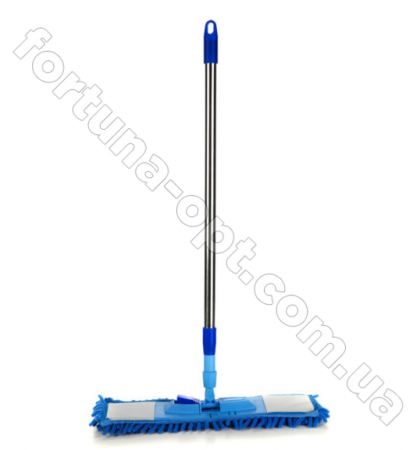 Полотер с микрофиброй и телескопической ручкой из нержавеющей стали - 8118 ✅ базовая цена $4.30 ✔ Опт ✔ Скидки ✔ Заходите! - Интернет-магазин ✅ Фортуна-опт ✅