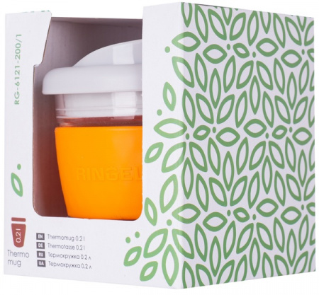 Термокружка 200 мл "RINGEL EMOTION" оранжевая 6121-200/1 ➜ фото ➜ розн цена 97.68 грн. - Интернет-магазин ✅ Fortuna-opt.com.ua. ✅