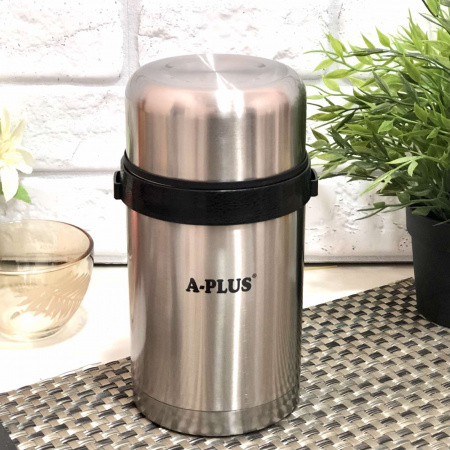 Термос пищевой с широким горлом A-Plus 1664 - 1000 мл ➜ фото ➜ розн цена $7.22 -Интернет-магазин ✅ Fortuna-opt.com.ua. ✅