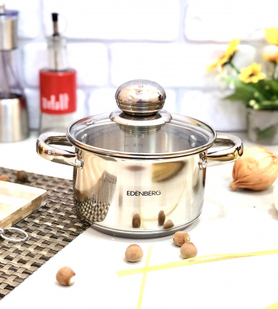 Кастрюля Edenberg EB - 3001 -  0,6 л ✅ базовая цена $10.08 ✔ Опт ✔ Скидки ✔ Заходите! - Интернет-магазин ✅ Фортуна-опт ✅