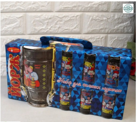 Набор для мужчин бокал+стопки 8218 7 пр ✅ базовая цена 217.18 грн. ✔ Опт ✔ Скидки ✔ Заходите! - Интернет-магазин ✅ Фортуна-опт ✅