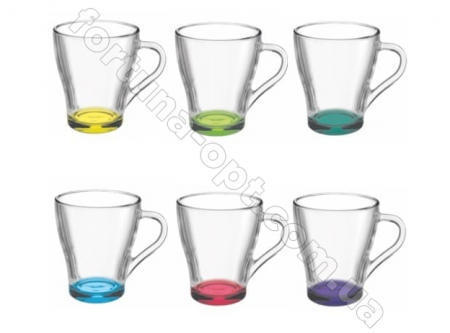 Кружка стеклянная Грация Лак Микс - 8375 280 мл ✅ базовая цена 27.71 грн. ✔ Опт ✔ Скидки ✔ Заходите! - Интернет-магазин ✅ Фортуна-опт ✅