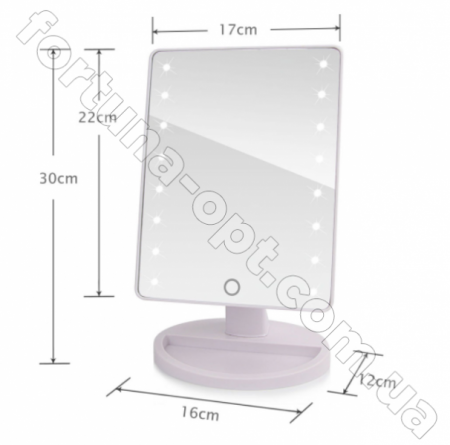 Зеркало с подсветкой 0002 ✅ базовая цена $5.73 ✔ Опт ✔ Скидки ✔ Заходите! - Интернет-магазин ✅ Фортуна-опт ✅