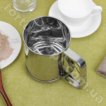Кружка-сито нержавеющая средняя 300 гр - 0001 ✅ базовая цена 88.80 грн. ✔ Опт ✔ Скидки ✔ Заходите! - Интернет-магазин ✅ Фортуна-опт ✅